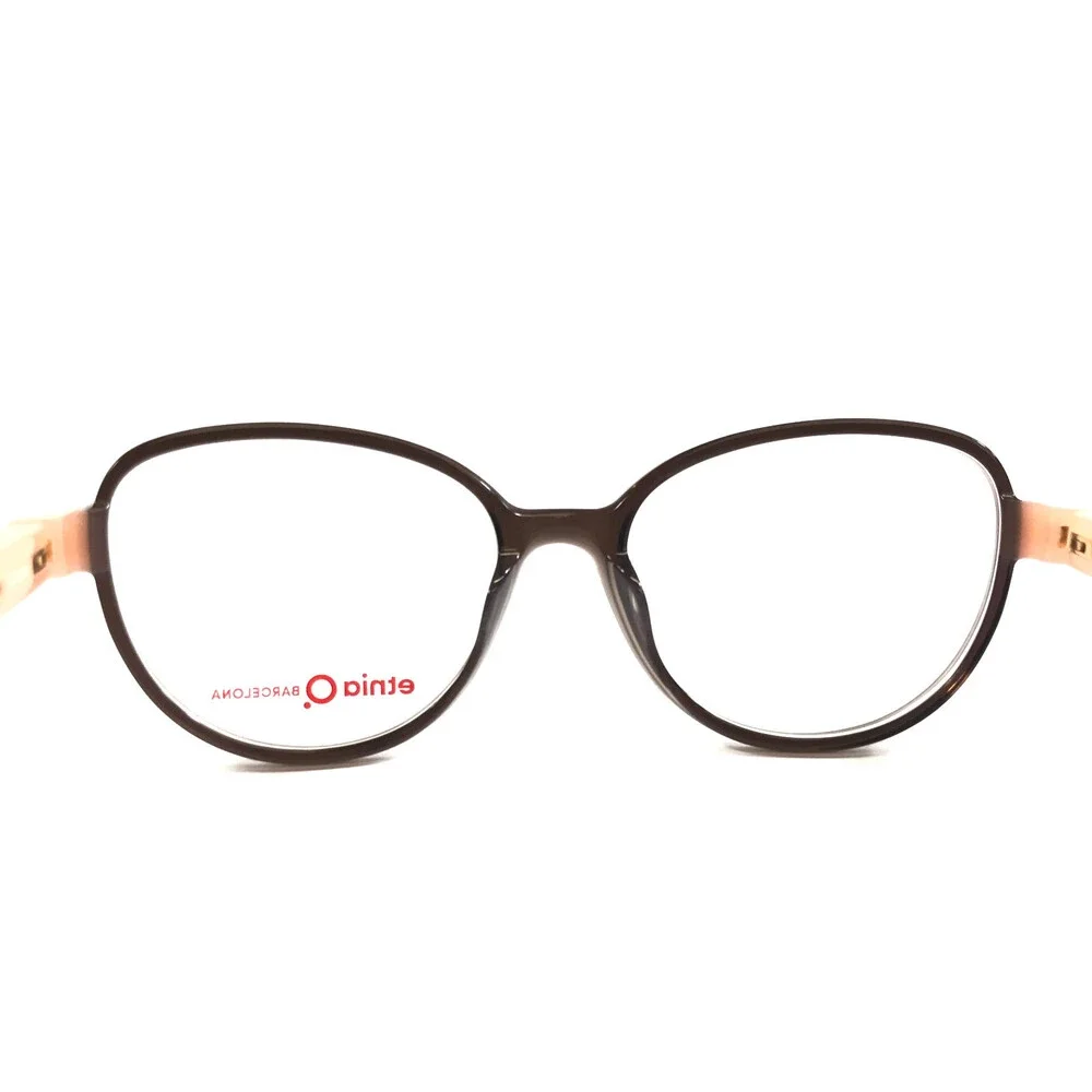 Etnia Barcelona Eyeglasses Frames ASTERIA BRPK Clear Brown Pink 52-16-138